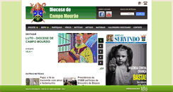 Desktop Screenshot of diocesecampomourao.com.br
